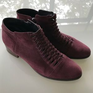 Anthropologie Klub Nico Bertie Suede Booties
